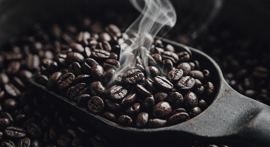 Roasted coffee beans